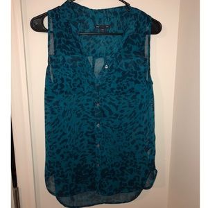 Cheetah Print Dress Shirt